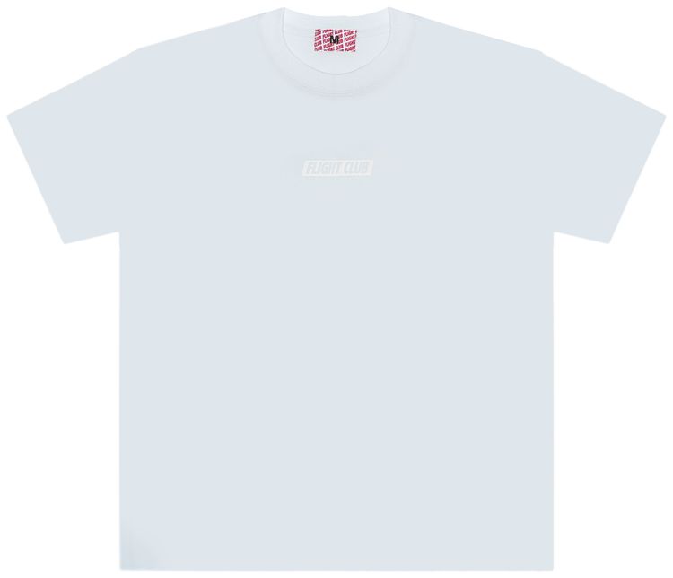 Flight Club Slant Logo Tee Baby BlueWhite