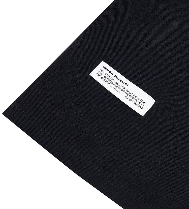 Heron Preston Oversized Heron Print T Shirt BlackPink