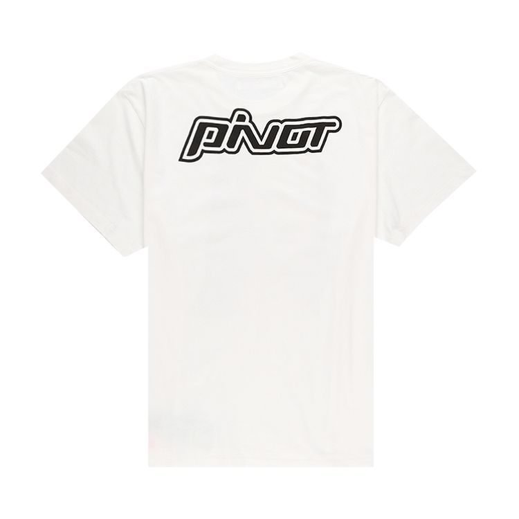 Off White Mona Lisa Short Sleeve Over Tee WhiteBlack