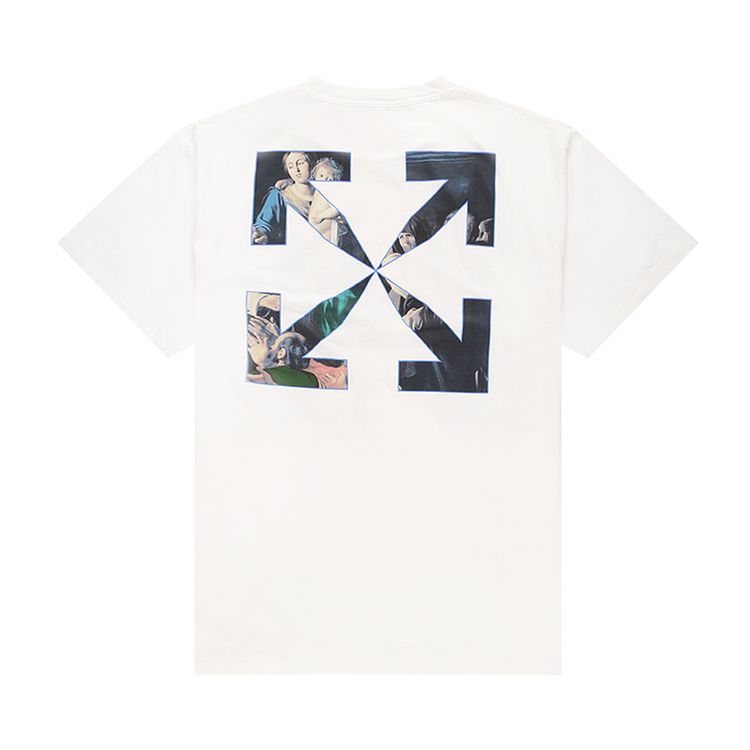 Buy Off-White Caravaggio Painting Short-Sleeve Over Tee 'White