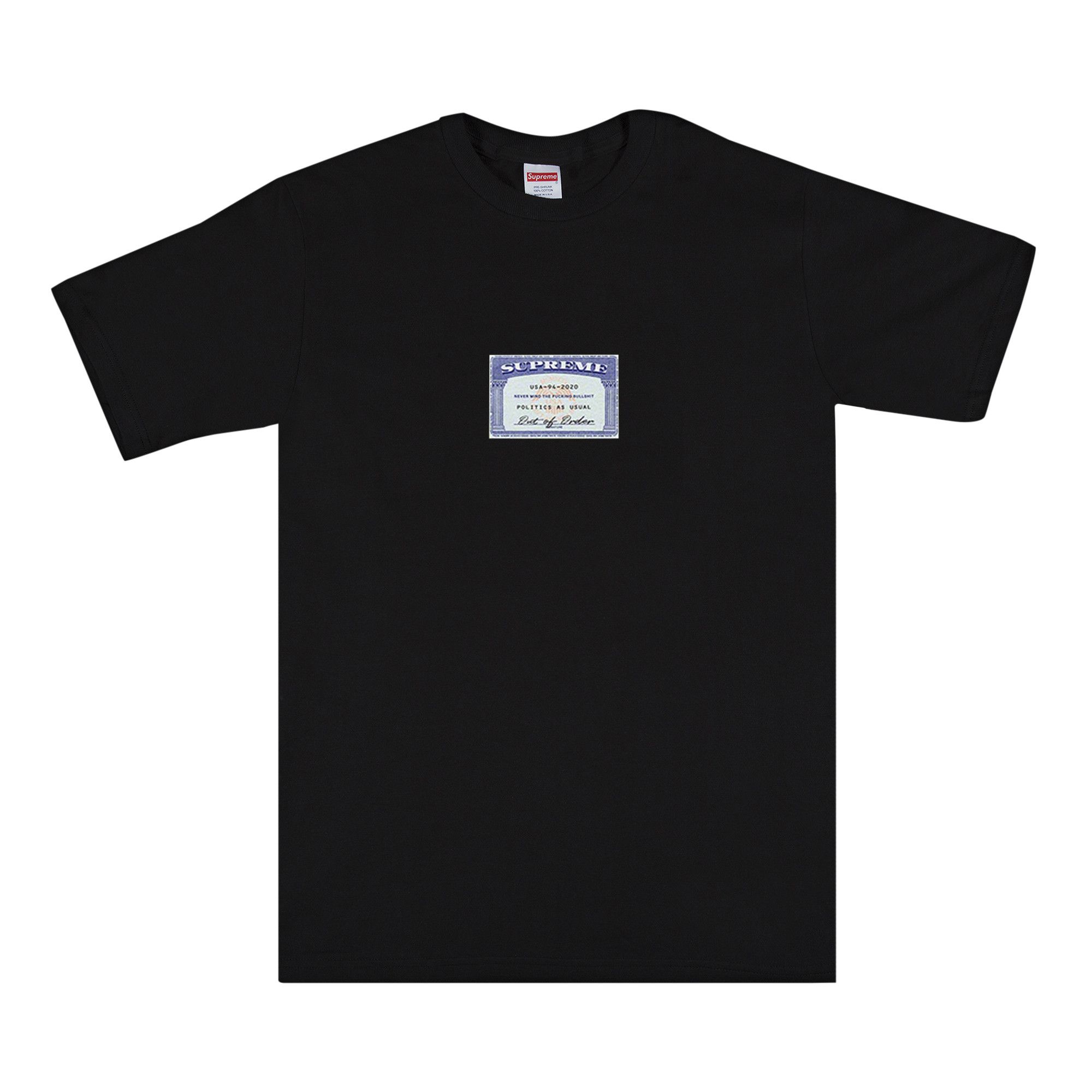 Supreme Social Tee Black
