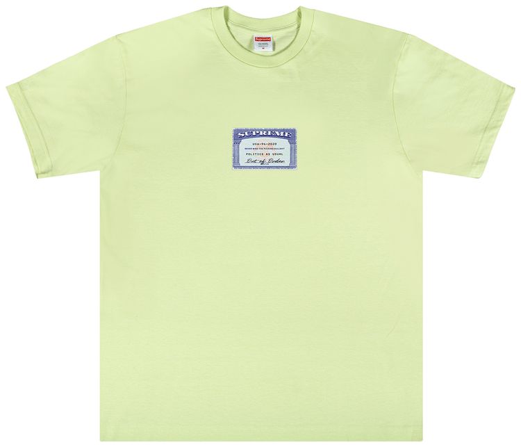 Supreme Social Tee Pale Mint