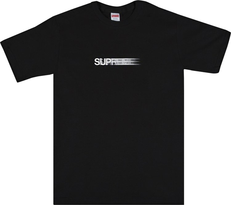 Supreme Motion Logo Tee 'Black'