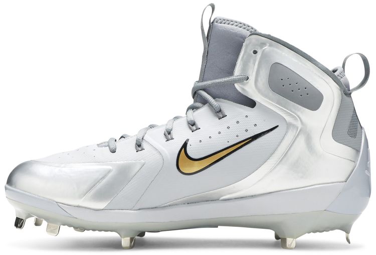 Nike Alpha Huarache Elite Wolf Grey Metallic Silver