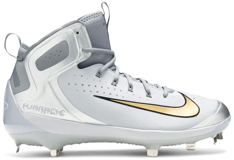 Nike Alpha Huarache Elite Wolf Grey Metallic Silver