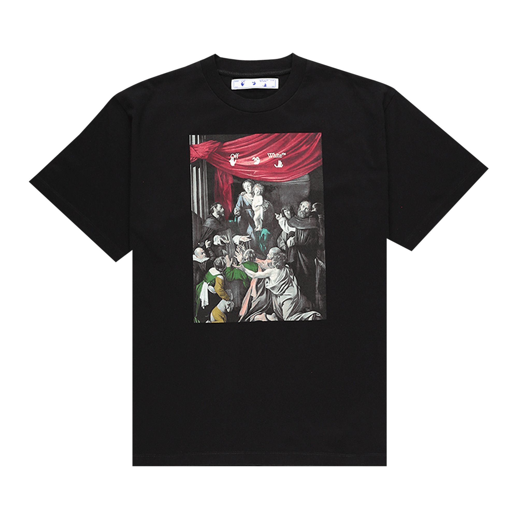Off white mini caravaggio tee top