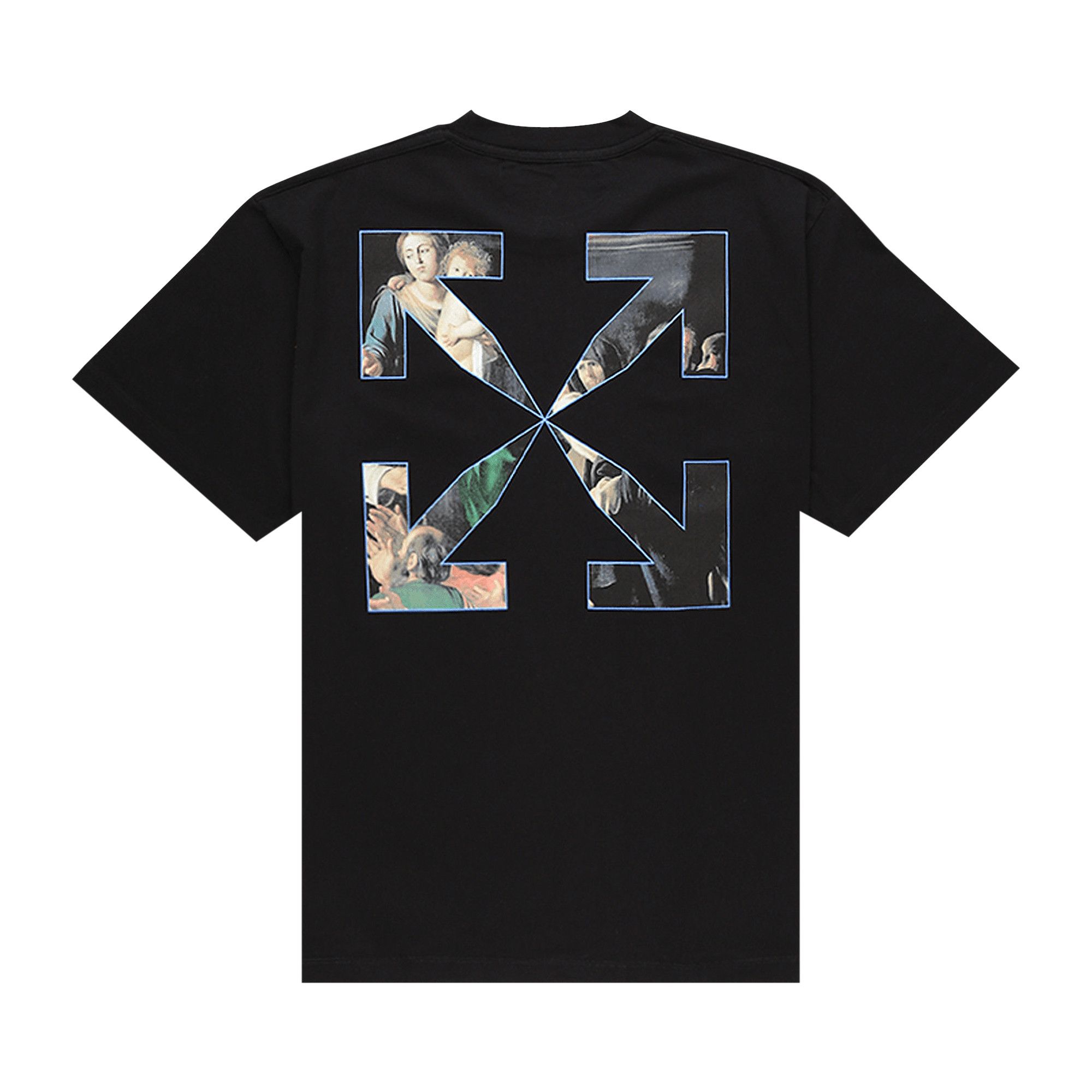 Buy Off White Caravaggio Painting Short Sleeve Over Tee Black omaa038e20jer0051010 GOAT