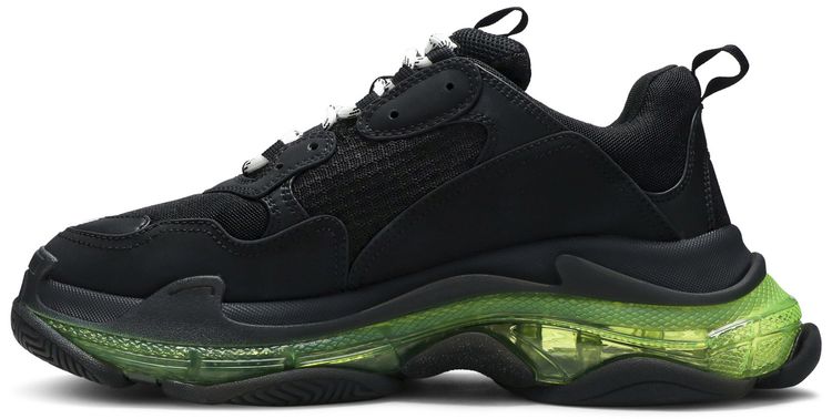 Balenciaga Triple S Sneaker Black Yellow Fluo