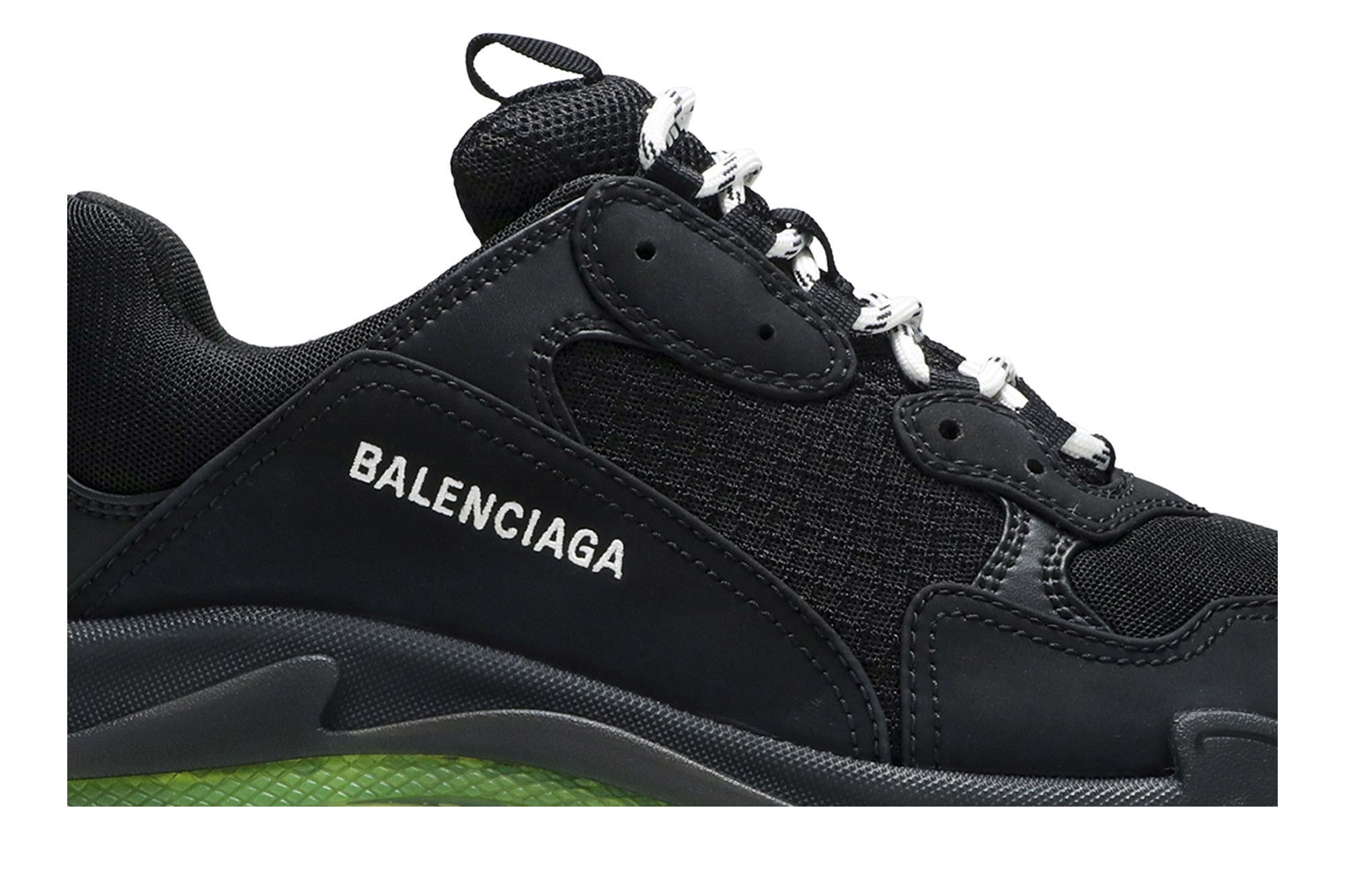 Balenciaga triple s black and yellow on sale