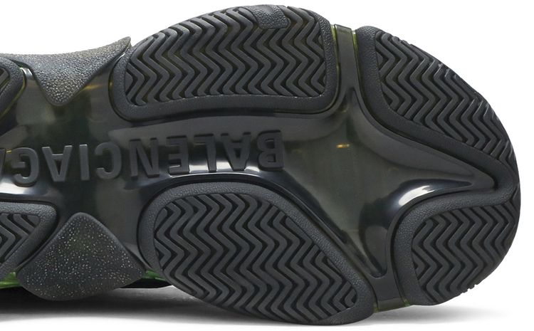 Balenciaga Triple S Sneaker Black Yellow Fluo