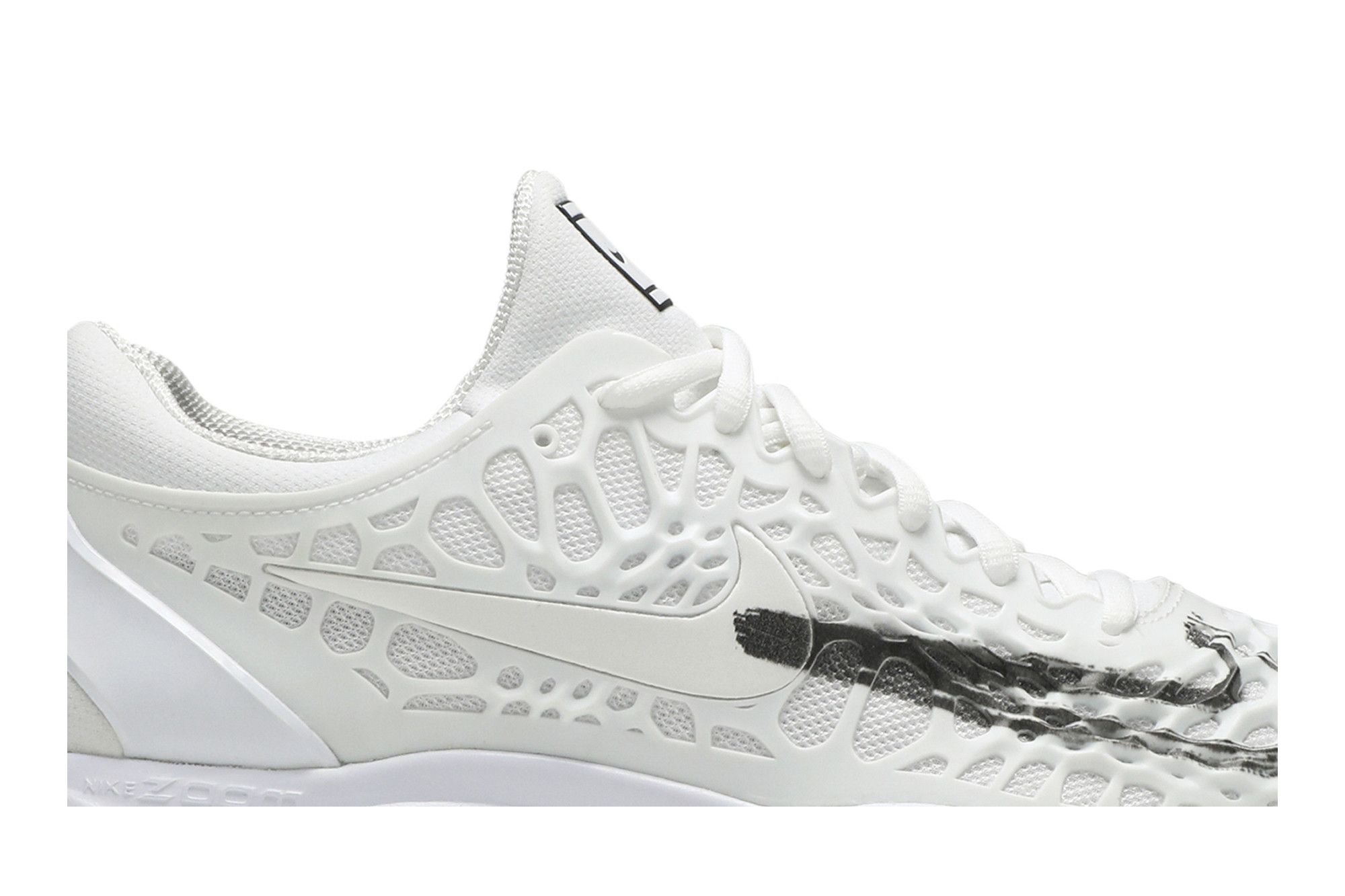 Nike men's zoom cage 3 tennis shoes white and metallic summit hot sale
