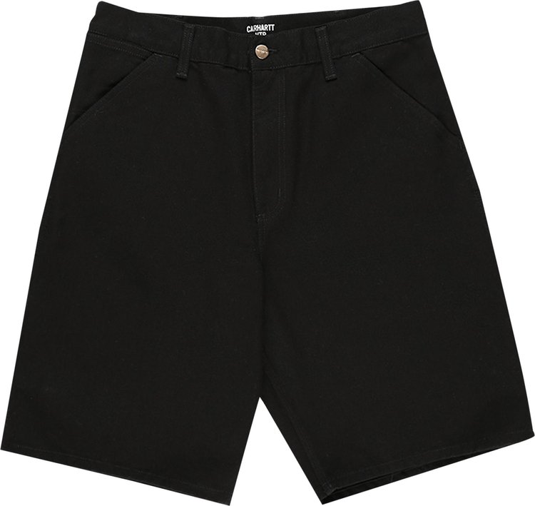 Carhartt WIP Single Knee Shorts 'Black'