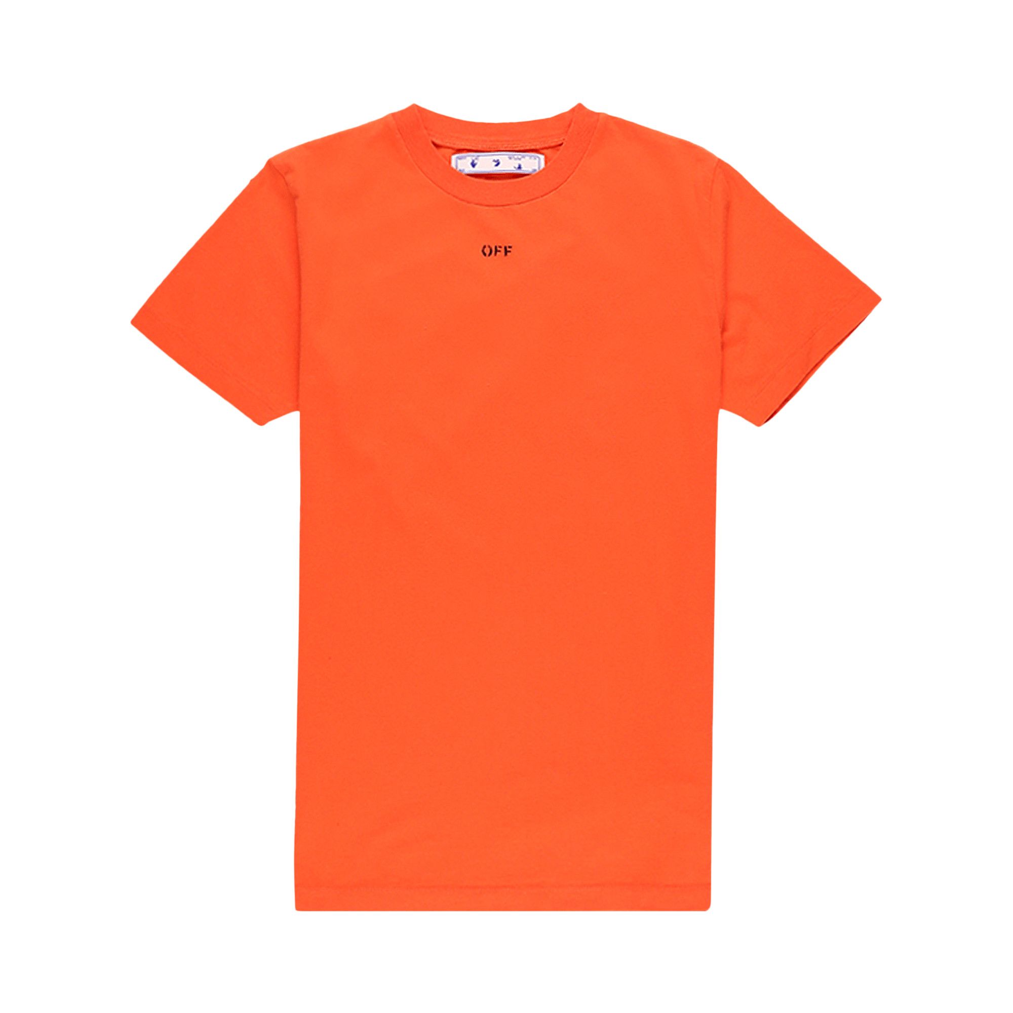 Orange off 2025 white t shirt