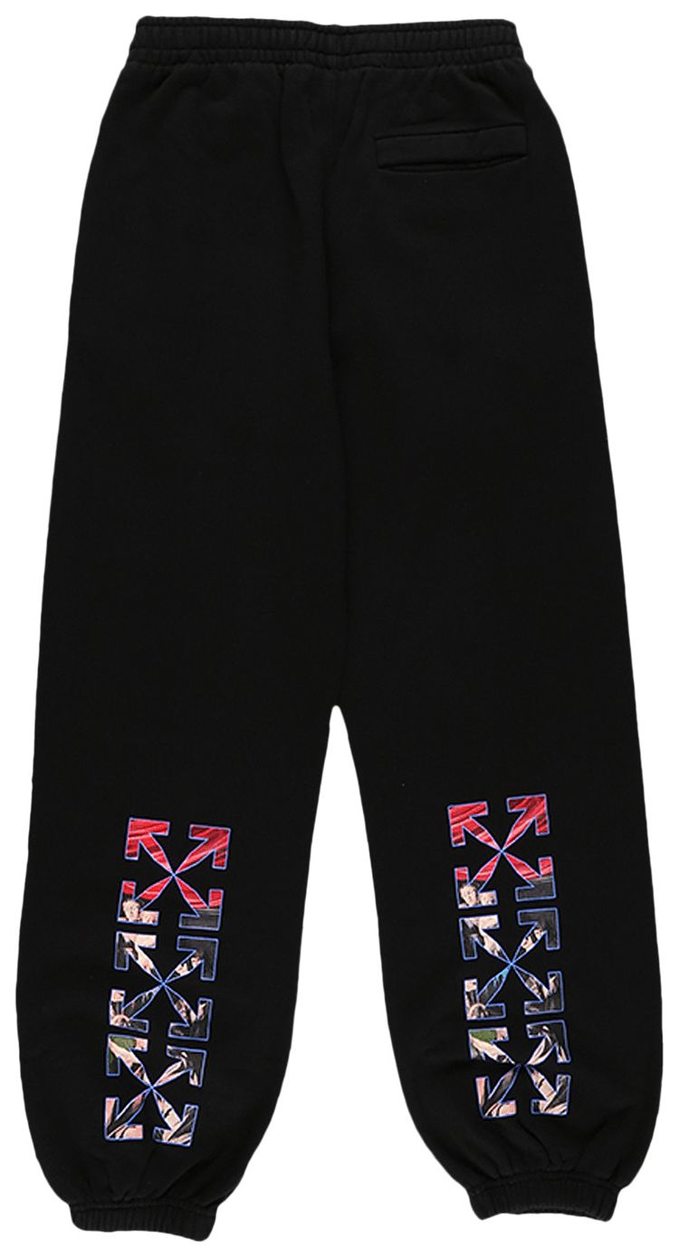 Off White Caravaggio Painting Sweatpant Black