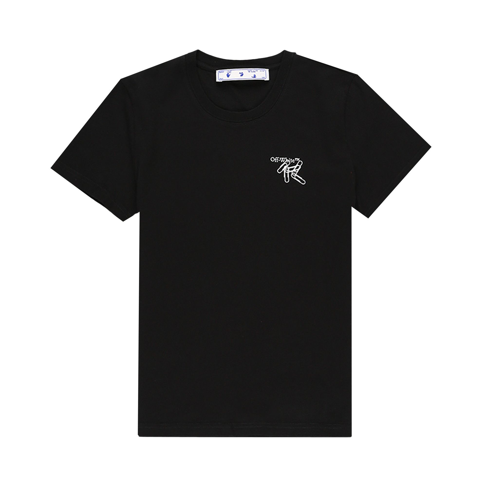 Buy Off-White Paper Clip Arrow Tee 'Black/White