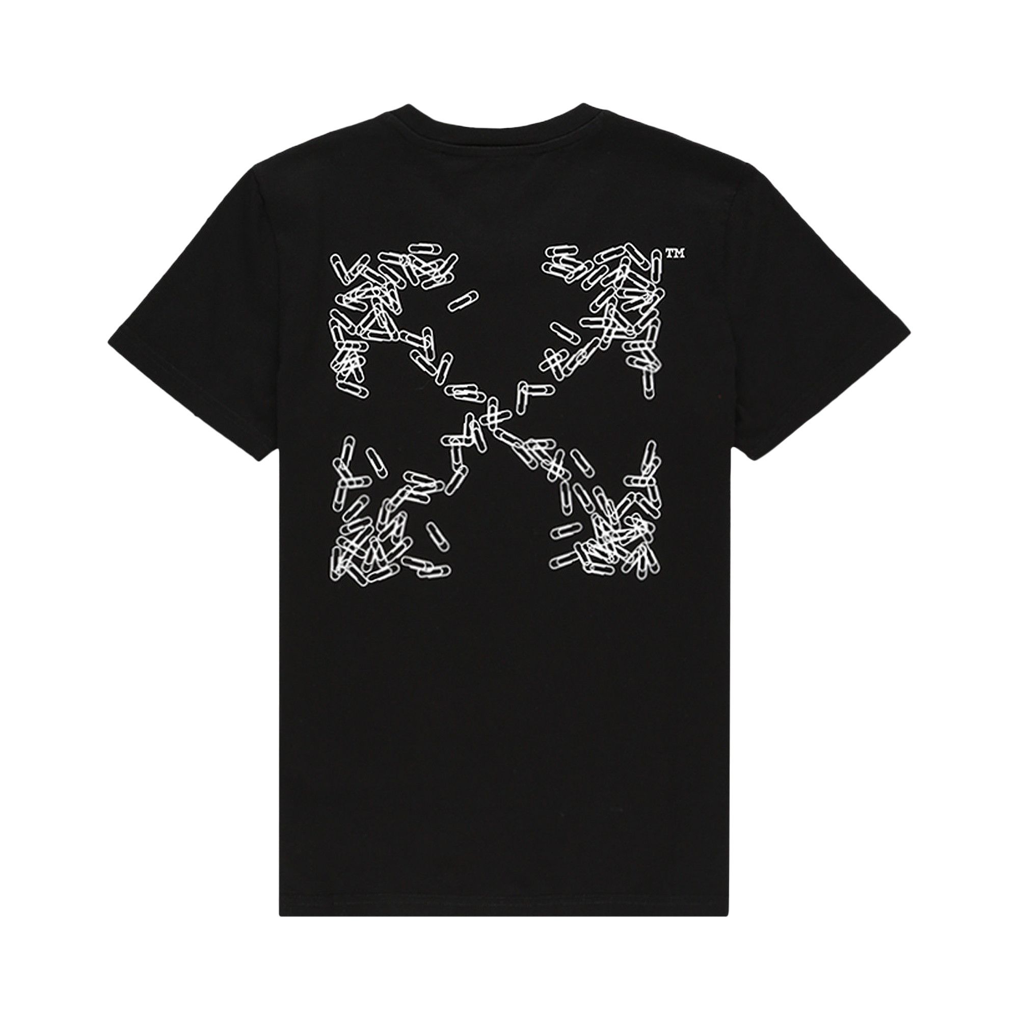 さ*る様 【定価4万】【新品】OFF-WHITE/20AW Paperclip Buy Off-White Paper Clip Arrow Tee 'Black/White