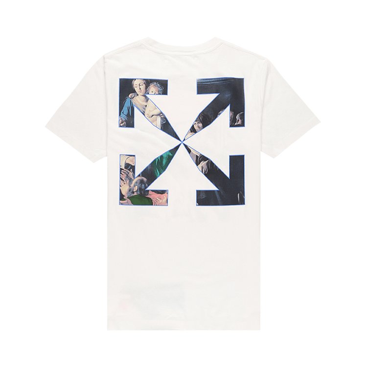 Off White Caravaggio Paint Slim Tee WhiteBlack