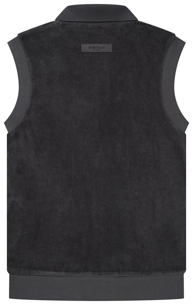 Fear of God Essentials Velour Sleeveless Polo Iron