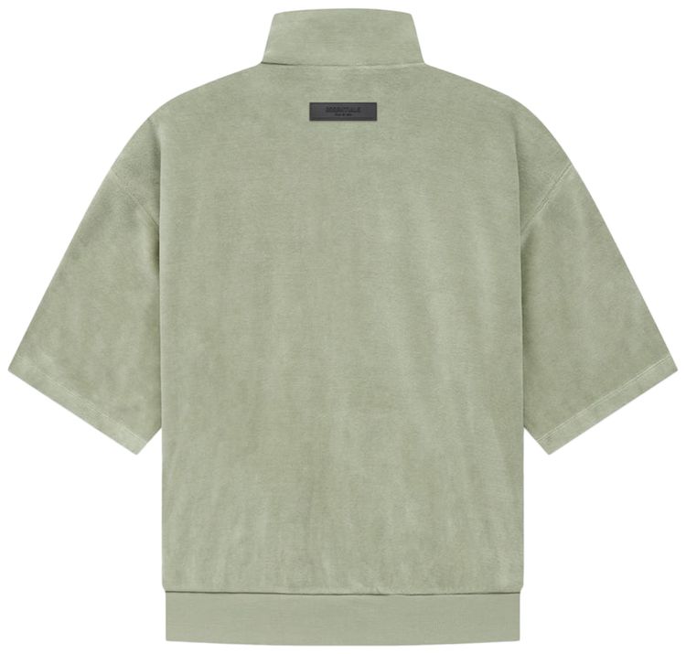 Fear of God Essentials Velour Mockneck Seafoam
