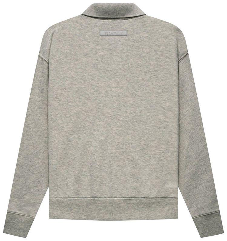 Fear of God Essentials Kids Long Sleeve Polo Oatmeal