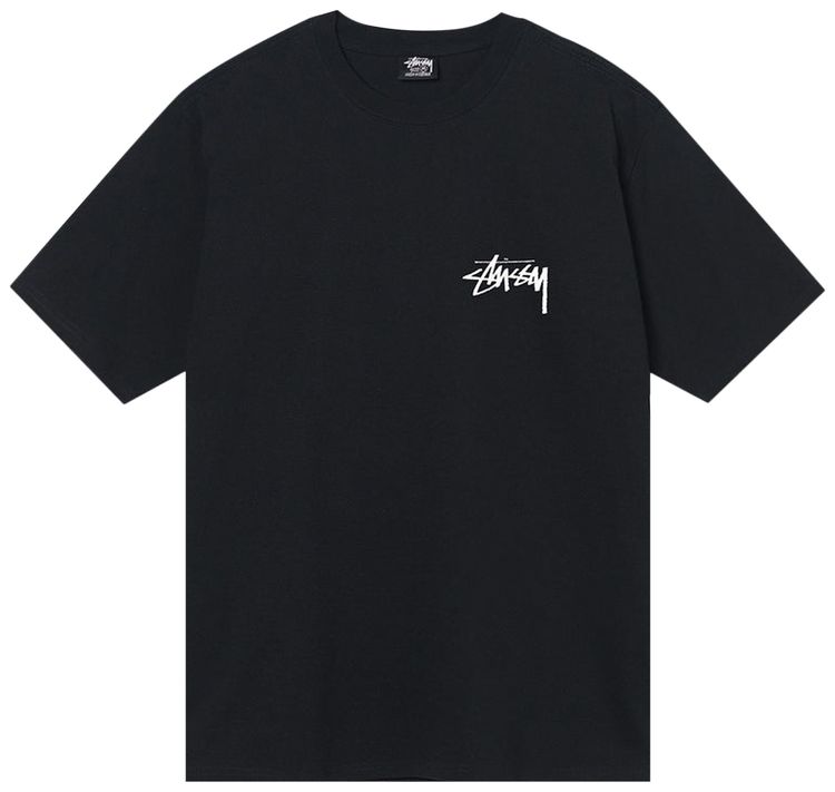 Stussy Withered Flower Tee Black