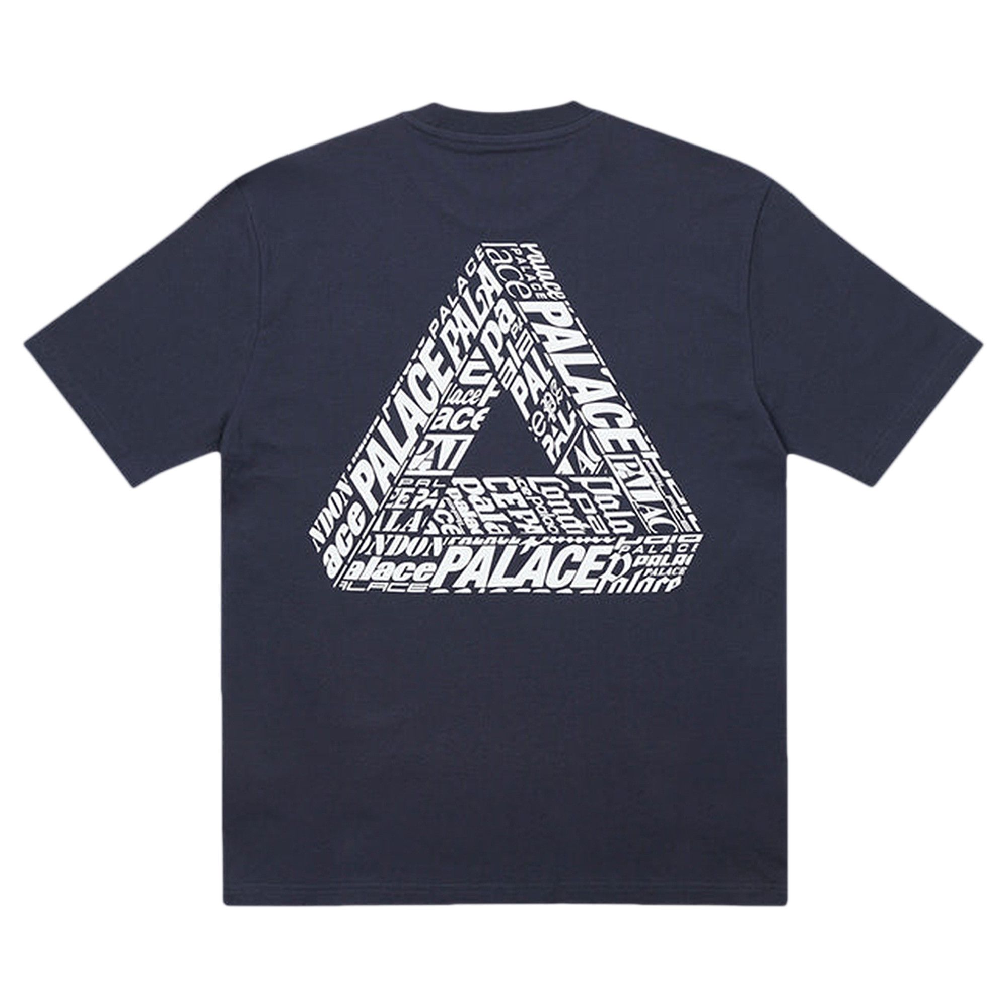 Buy Palace Tri-Text T-Shirt 'Navy' - P23TS275 | GOAT