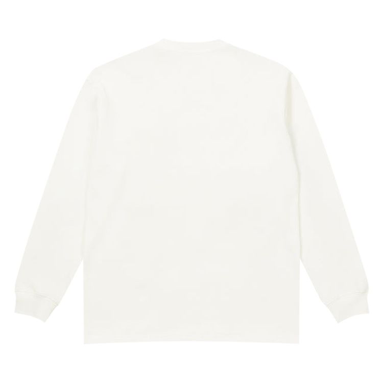 Palace VHS Thermal Long Sleeve Top White