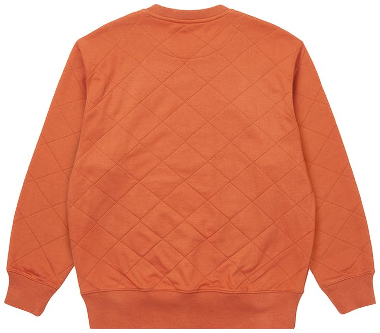 Palace Londinium Quilted Crew Rust