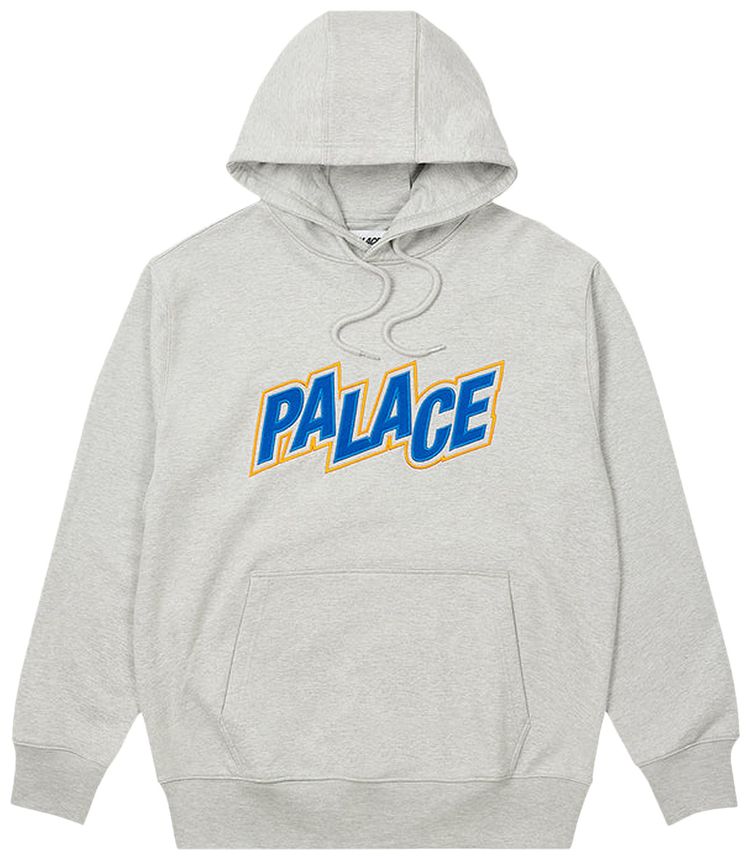 Palace Anglo Hood Grey Marl