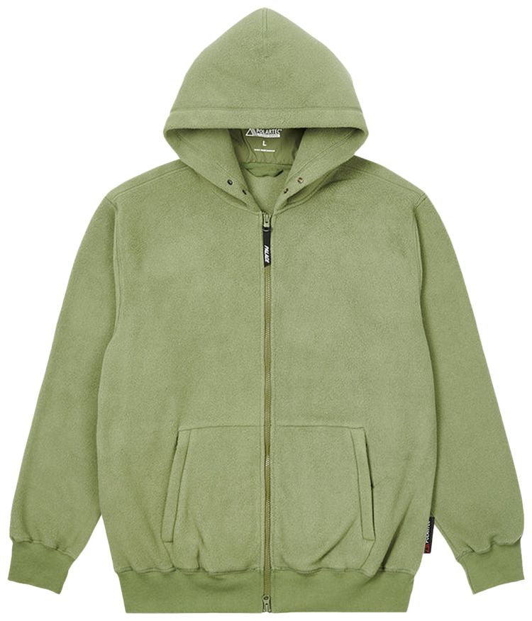 Palace Polartec Lazer Zip Hood Green