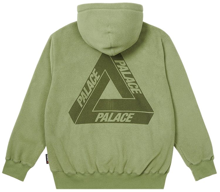 Palace Polartec Lazer Zip Hood Green
