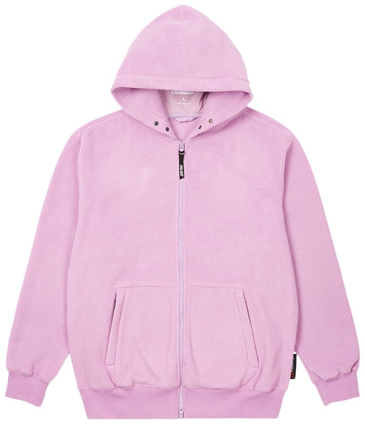 Palace Polartec Lazer Zip Hood Purple