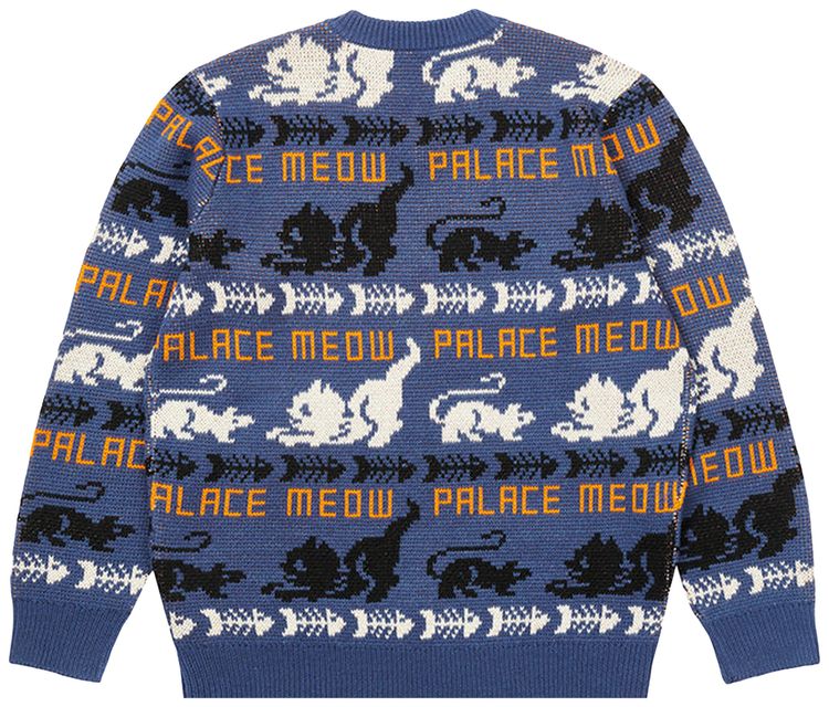 Palace Meow Meow Knit Blue