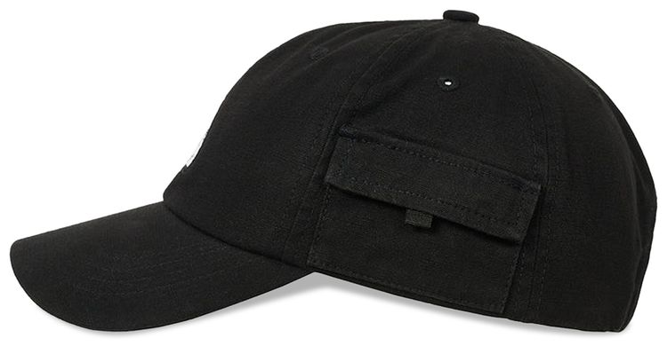 Palace Garment Dyed Tri Ferg Patch 6 Panel Black