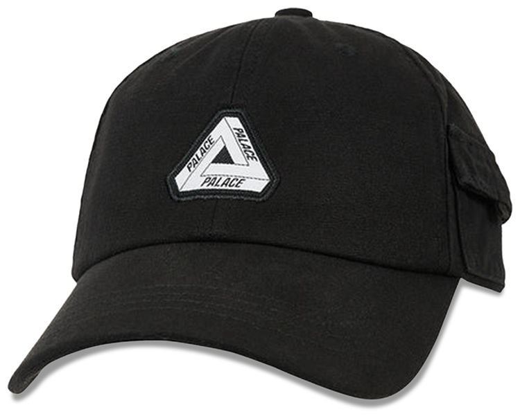 Palace Garment Dyed Tri Ferg Patch 6 Panel Black