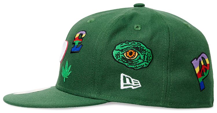 Palace x New Era 59Fifty Jesus Hat Green