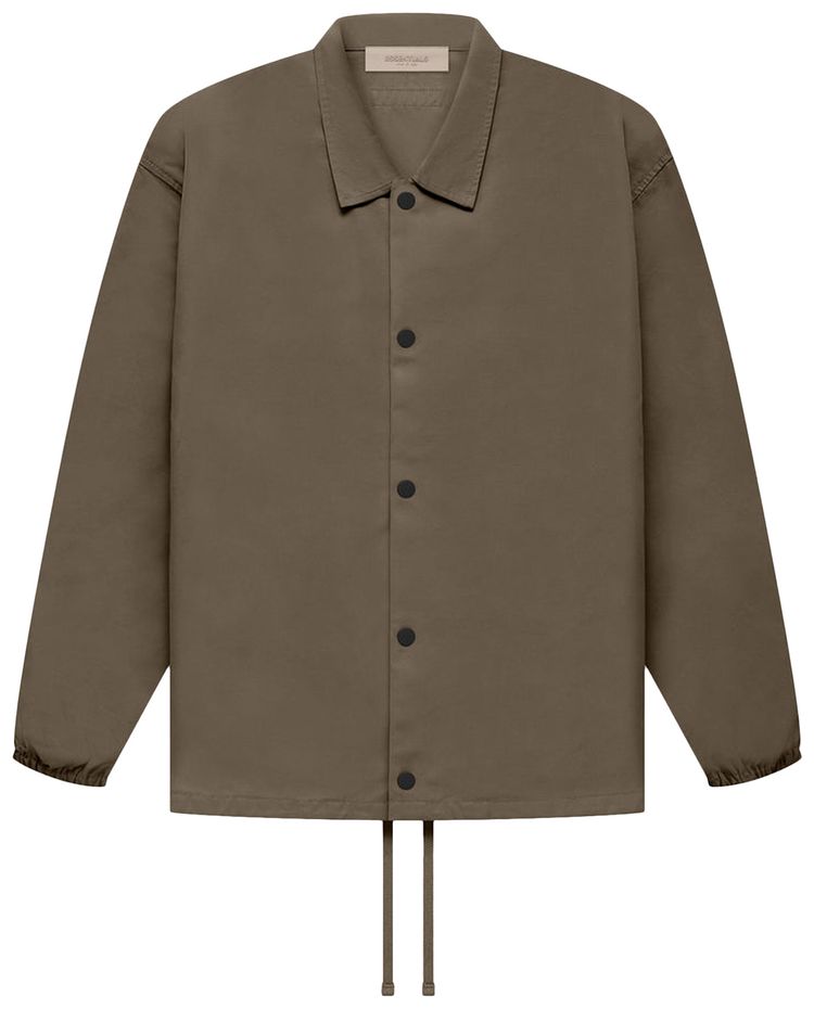 Fear of God Essentials Coaches Jacket Wood