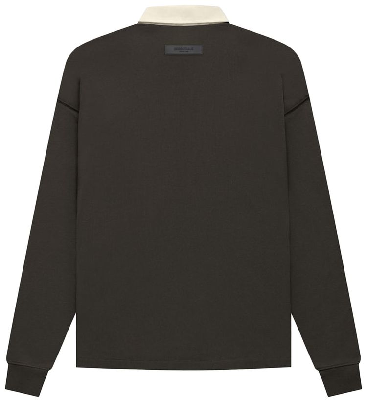 Fear of God Essentials Henley Rugby Off Black