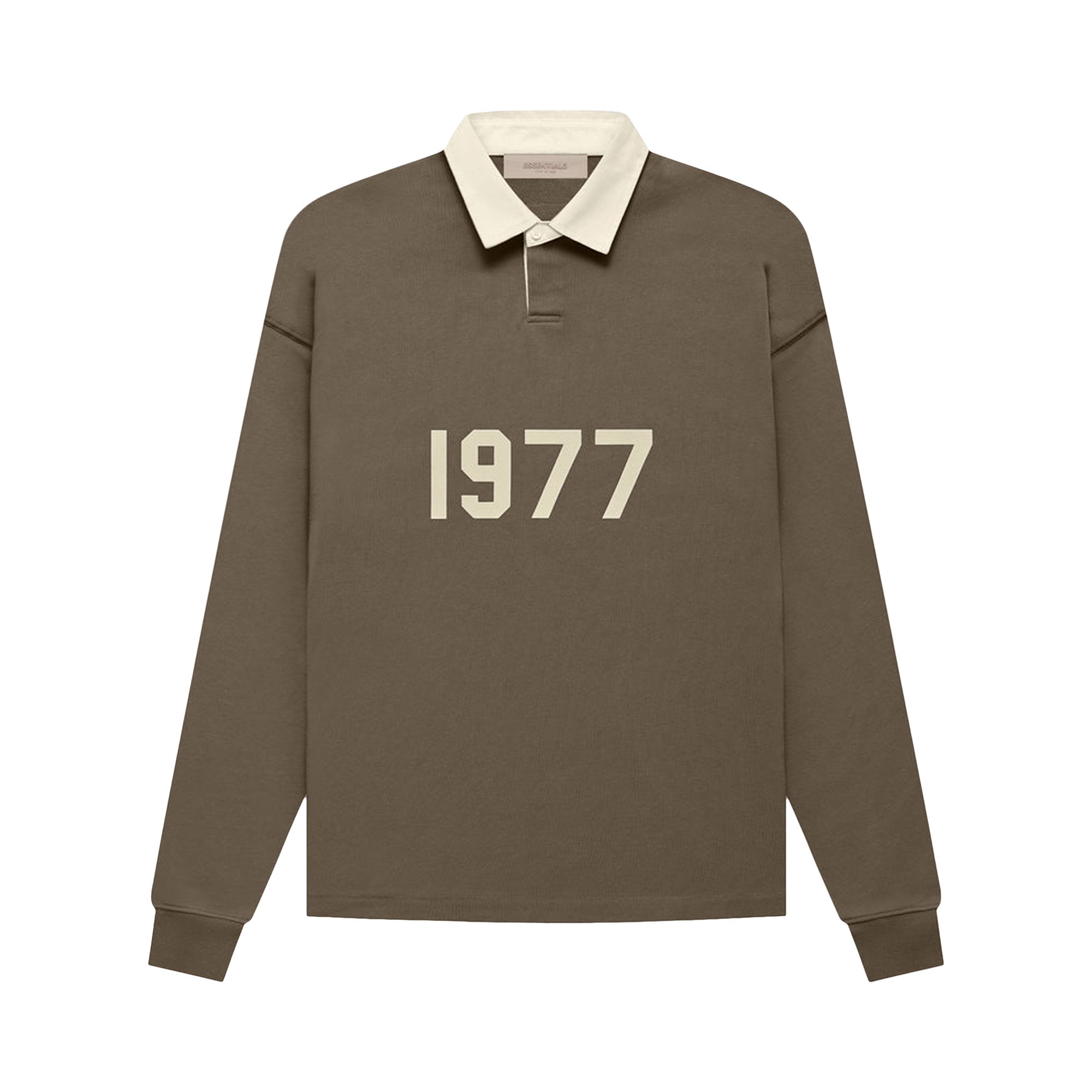 Fear of God Essentials Henley Rugby 'Wood'