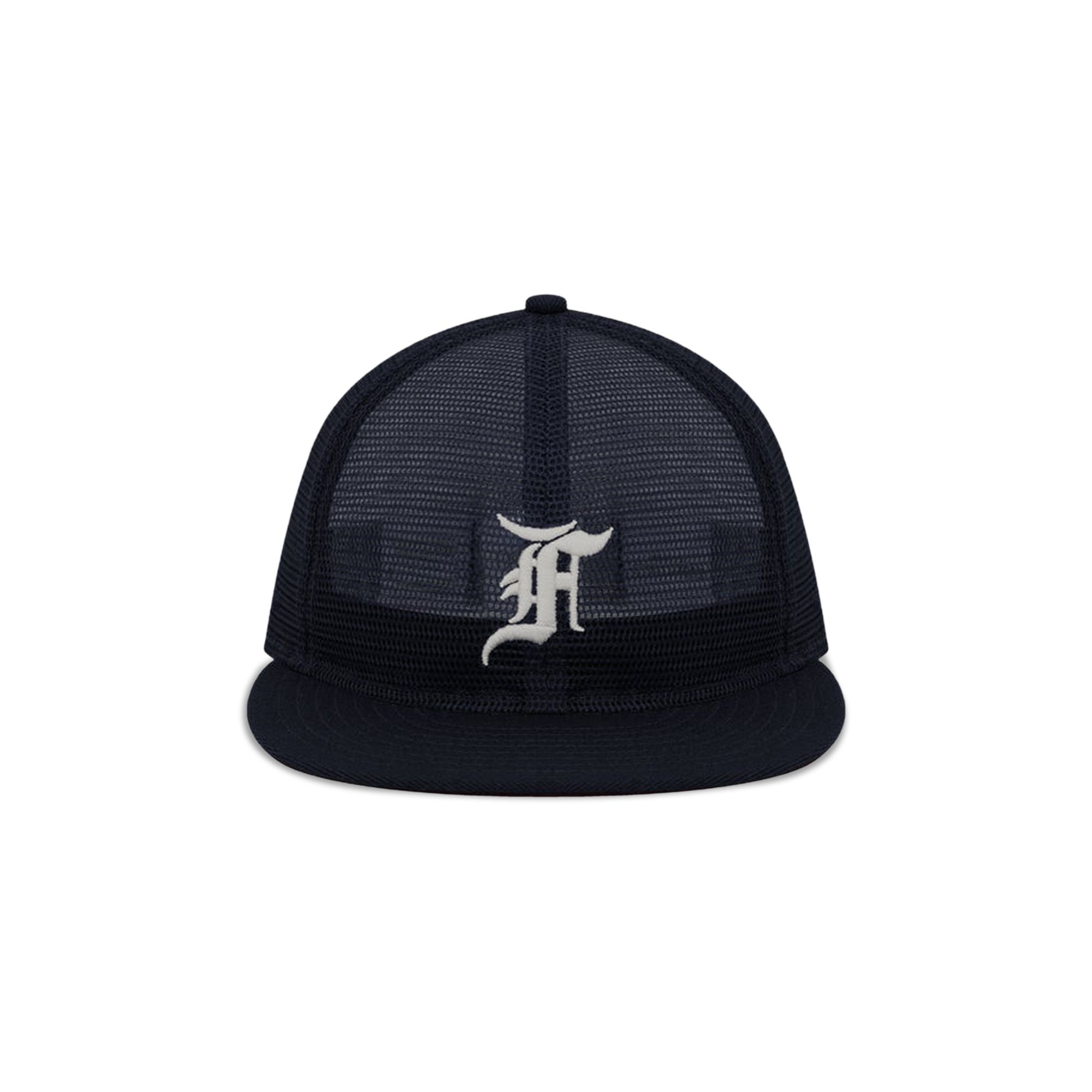 Buy Fear of God Essentials 59Fifty F Mesh Hat Navy 60292227 415 GOAT UK