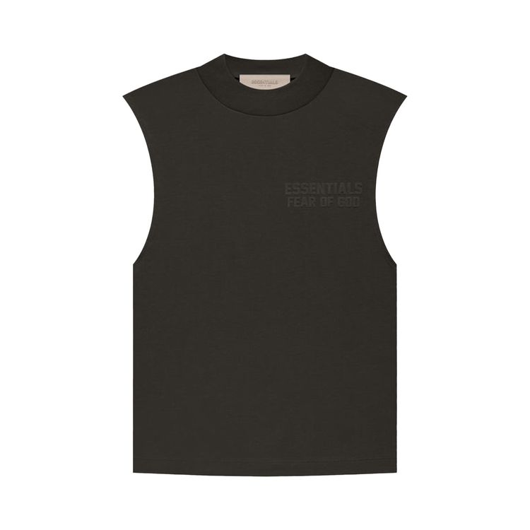Fear of God Essentials Kids Muscle Tee Off Black