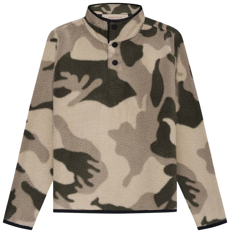 Fear of God Essentials Kids Polar Fleece Pullover Camo