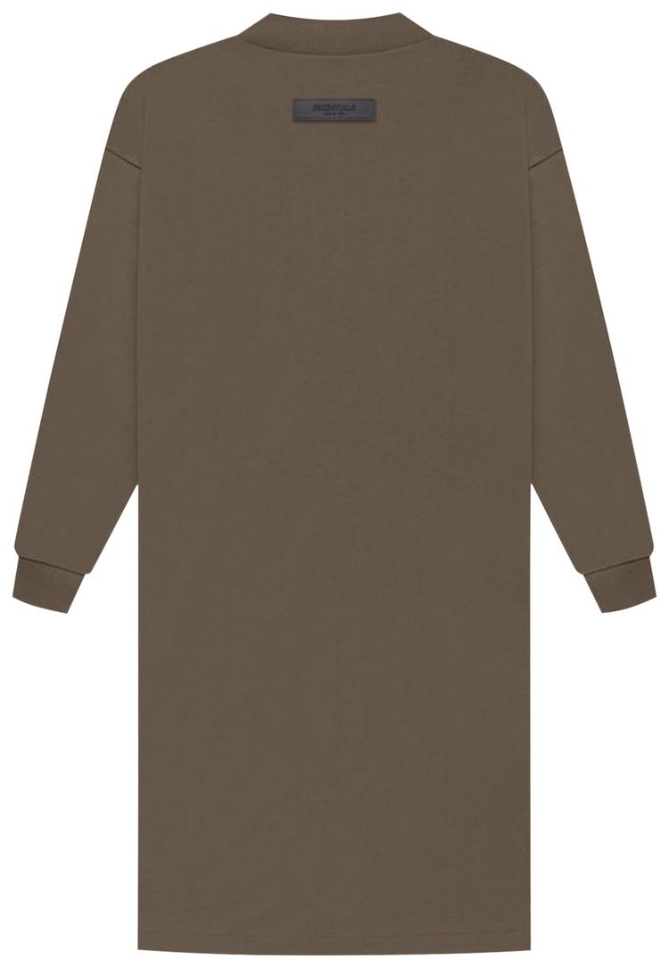 Fear of God Essentials Kids Long Sleeve Tee Dress Wood