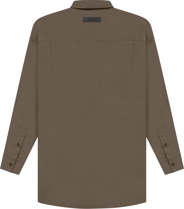 Fear of God Essentials Long Sleeve Oxford Wood