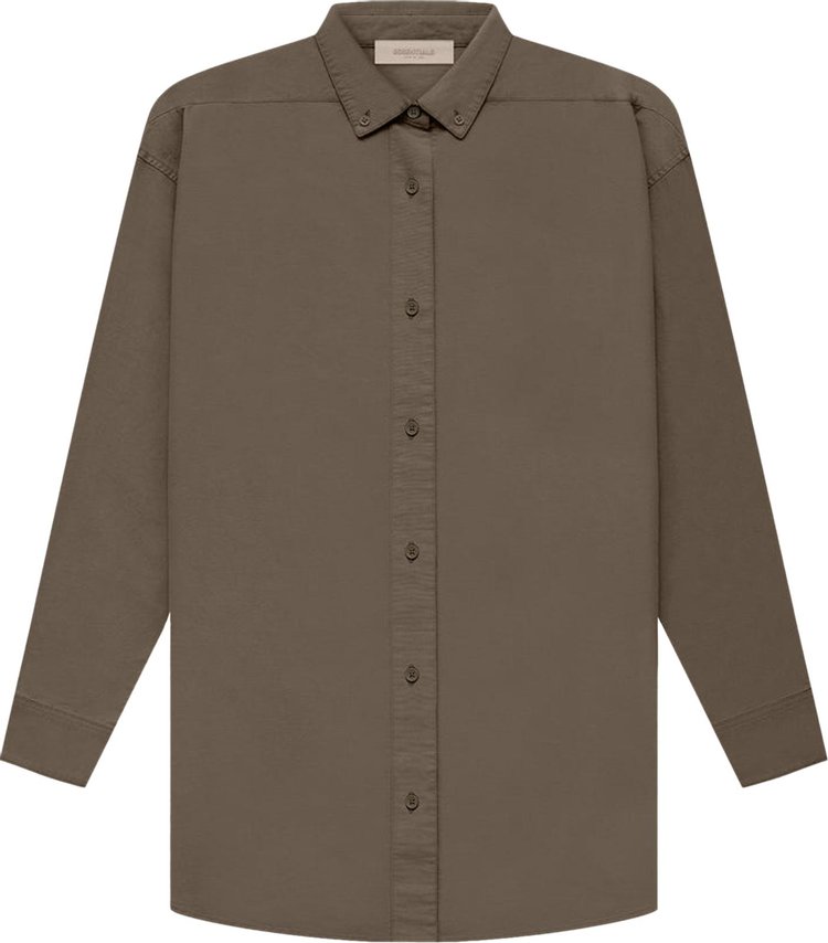 Fear of God Essentials Long Sleeve Oxford Wood