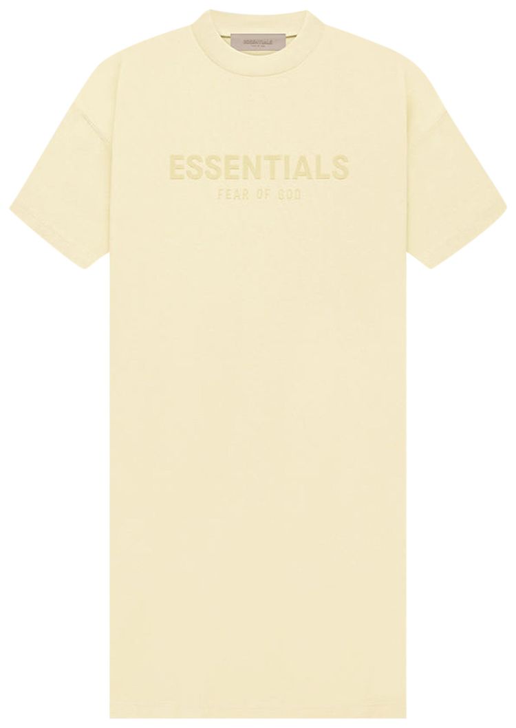 Fear of God Essentials Tee Dress Canary