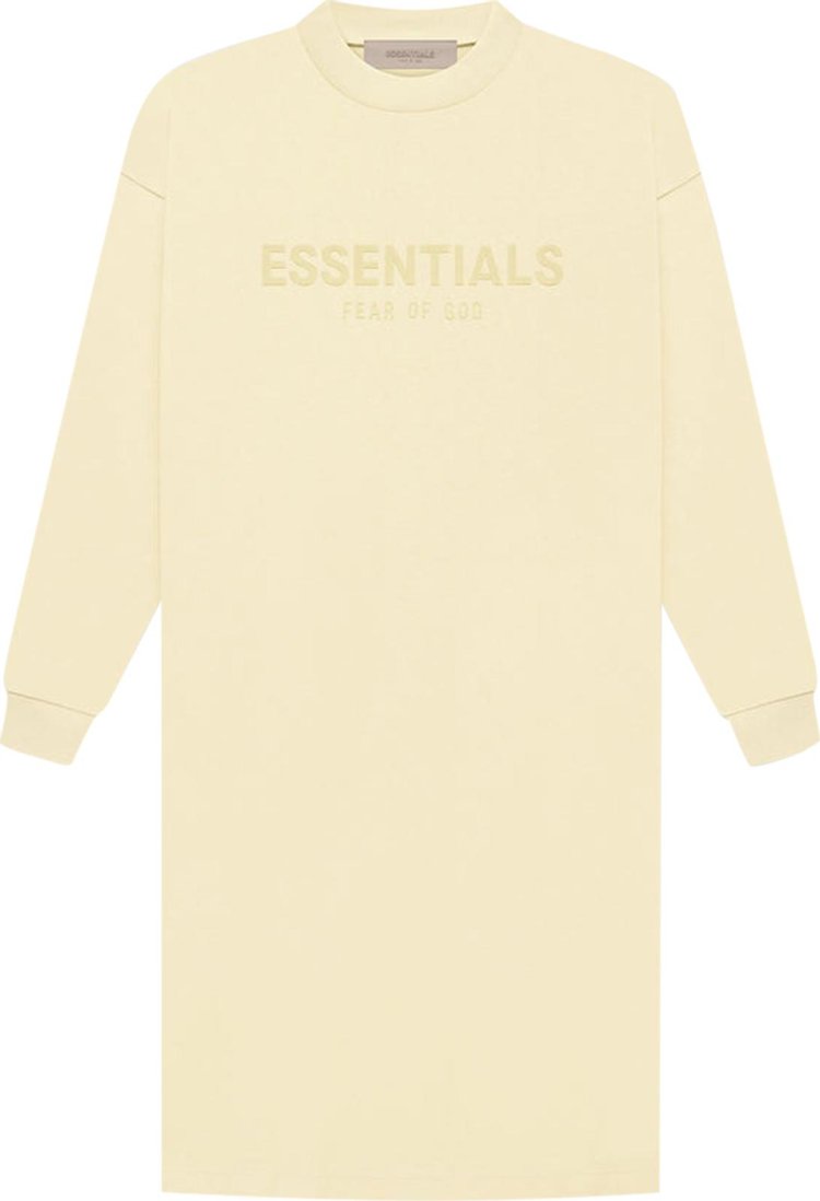 Fear of God Essentials Long Sleeve Tee Dress Canary