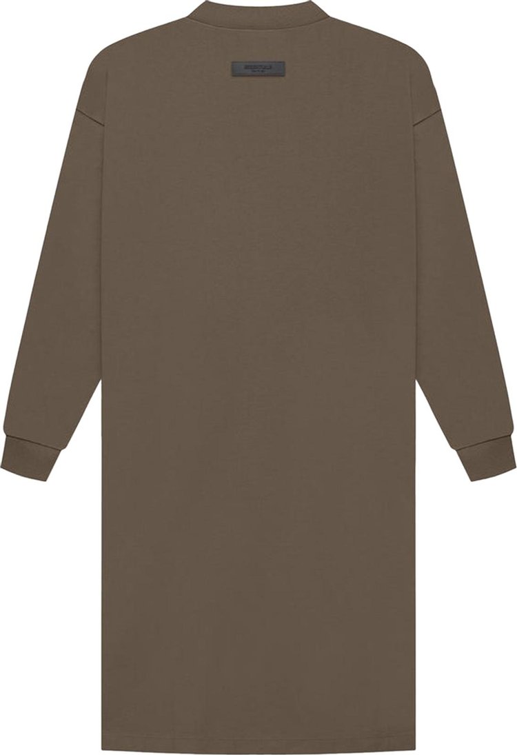 Fear of God Essentials Long Sleeve Tee Dress Wood