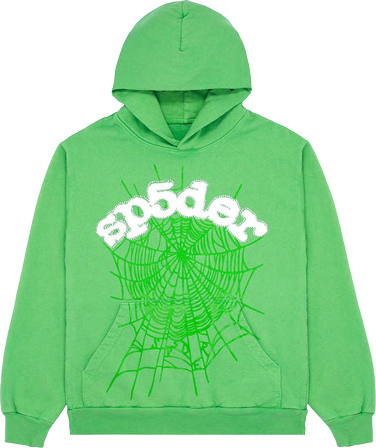 Sp5der Web Hoodie 'Slime Green'