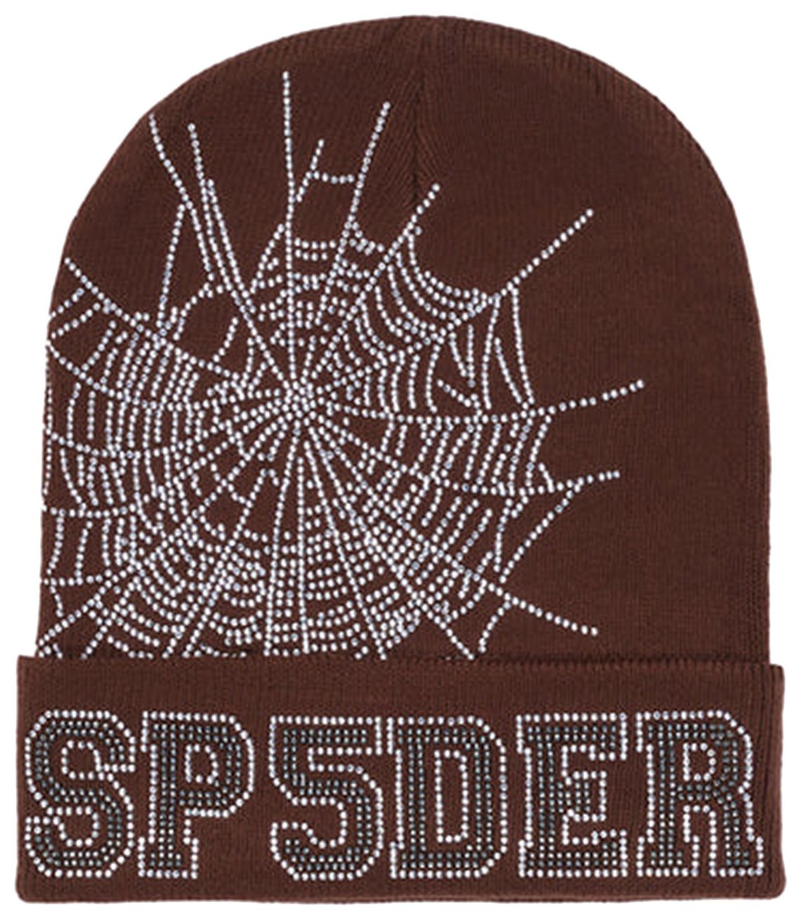 Buy Sp5der  Beanie 'Brown' SP5 8D WEB BRW GOAT